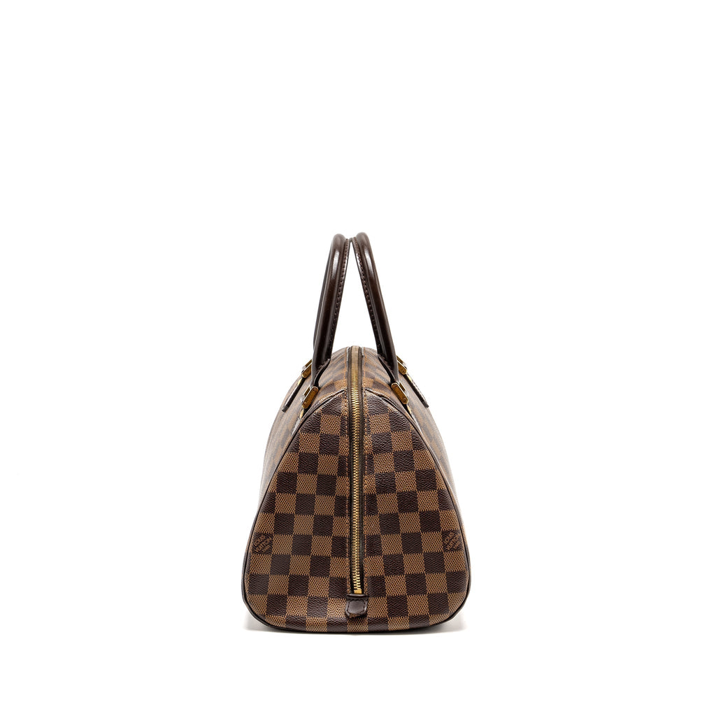 LOUIS VUITTON RIBERA MM TOTE DAMIER EBENE CANVAS GHW