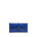 HERMES JIGE CLUTCH EPSOM BLUE ELECTRIC