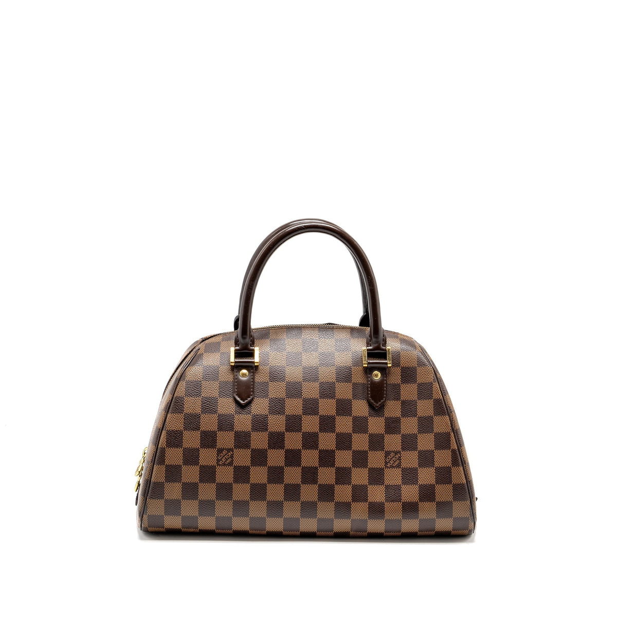 LOUIS VUITTON RIBERA MM TOTE DAMIER EBENE CANVAS GHW