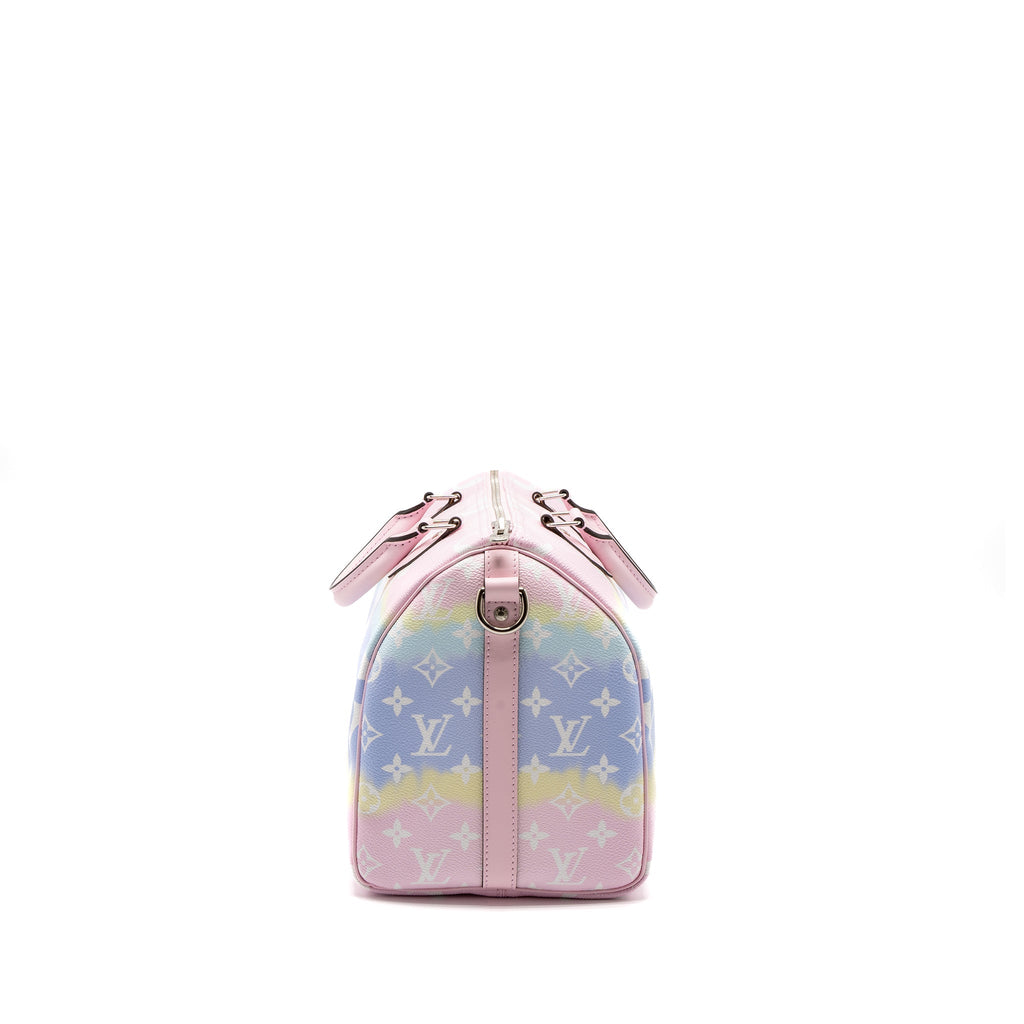 LOUIS VUITTON SPEEDY BANDOULIERE 30 MONOGRAM ESCAL GIANT CANVAS PASTEL PINK SHW