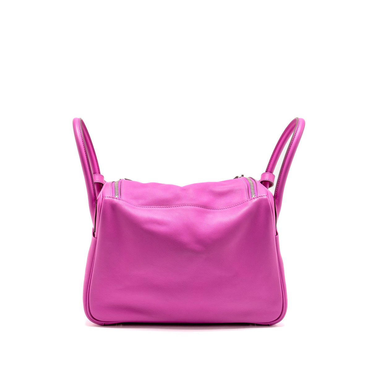 Hermes Lindy 30 Swift/Epsom with Multicoloured Weaving Strap Rose Pourpre SHW