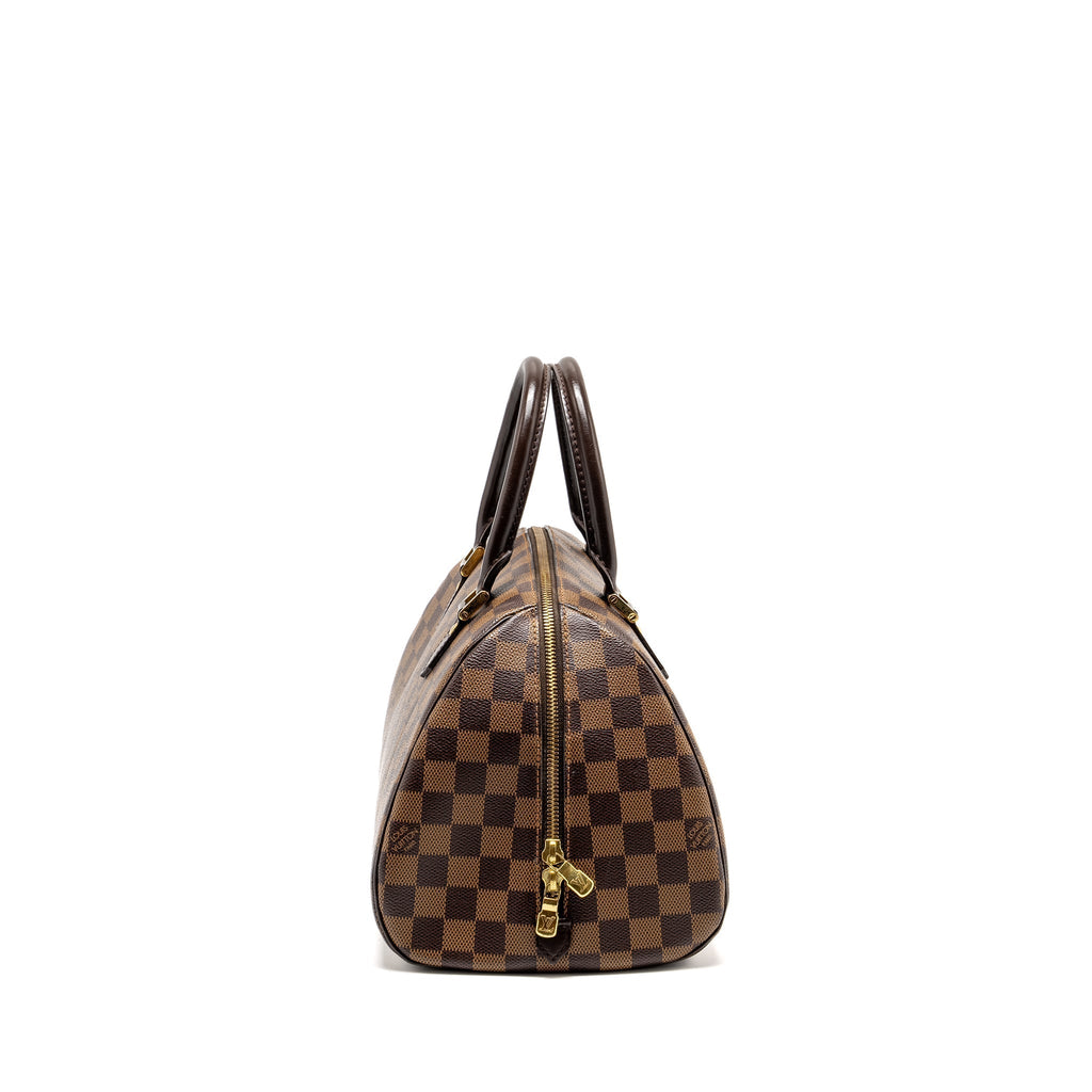 LOUIS VUITTON RIBERA MM TOTE DAMIER EBENE CANVAS GHW