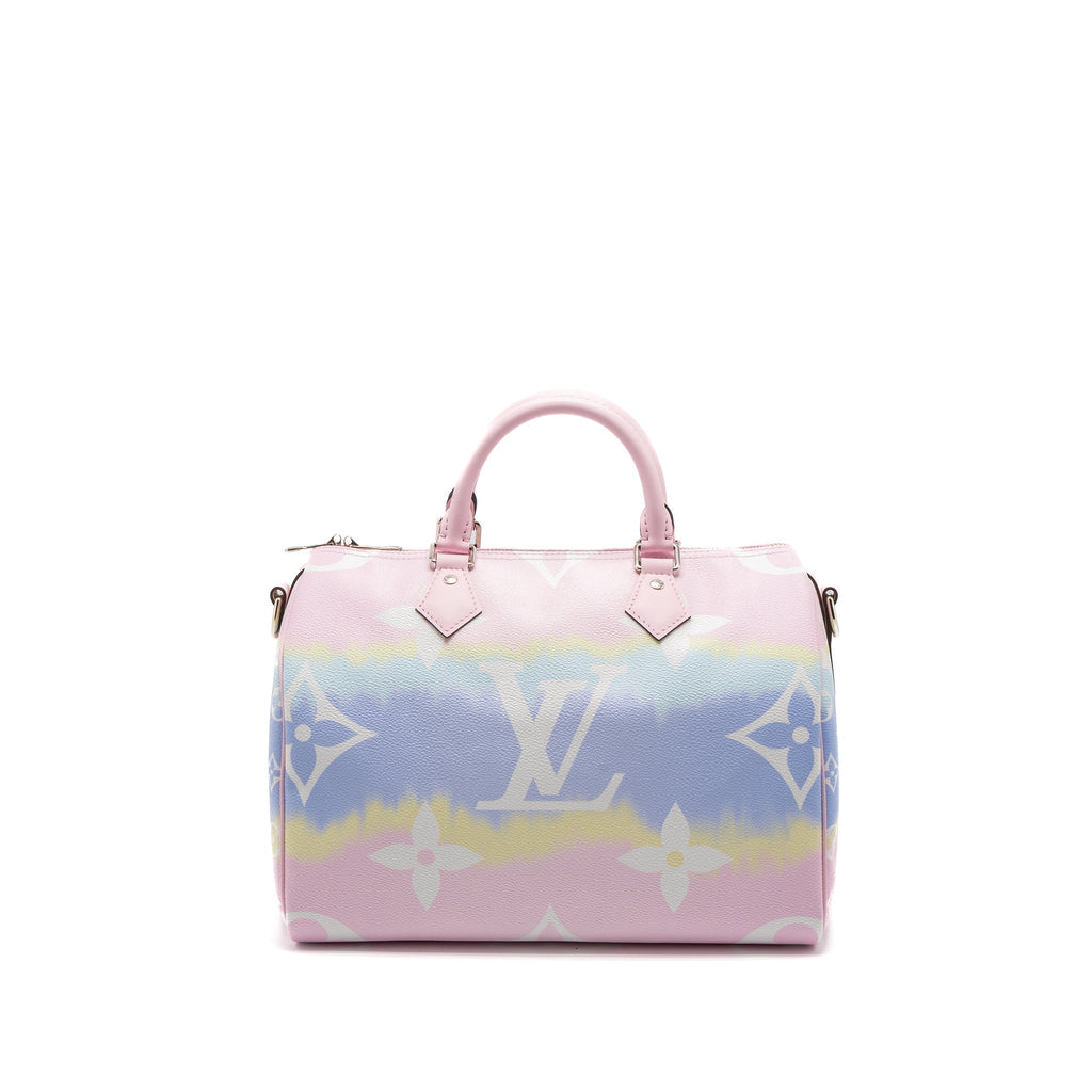 LOUIS VUITTON SPEEDY BANDOULIERE 30 MONOGRAM ESCAL GIANT CANVAS PASTEL PINK SHW