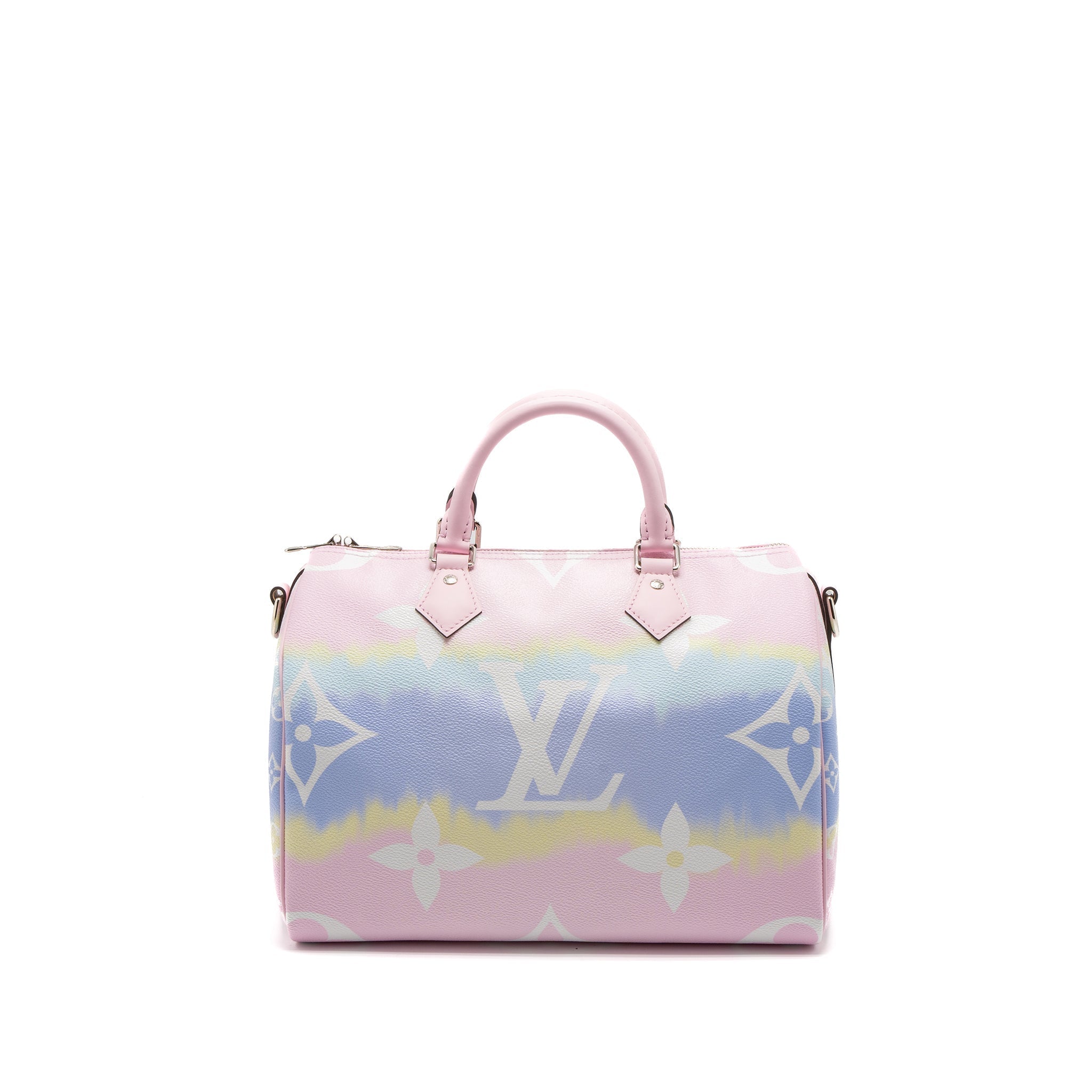 LOUIS VUITTON SPEEDY BANDOULIERE 30 MONOGRAM ESCAL GIANT CANVAS PASTEL PINK SHW