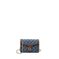 GUCCI DIONYSUS CHAIN WALLET BAG GG SUPREME DENIM/LEATHER MULTICOLOUR HARDWARE
