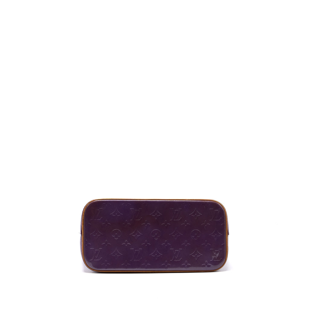LOUIS VUITTON VINTAGE HOUSTON BAG PATENT PURPLE GHW
