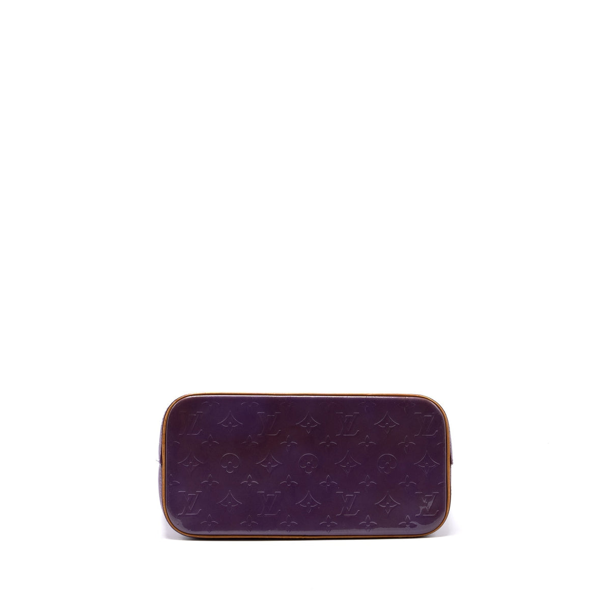 LOUIS VUITTON VINTAGE HOUSTON BAG PATENT PURPLE GHW