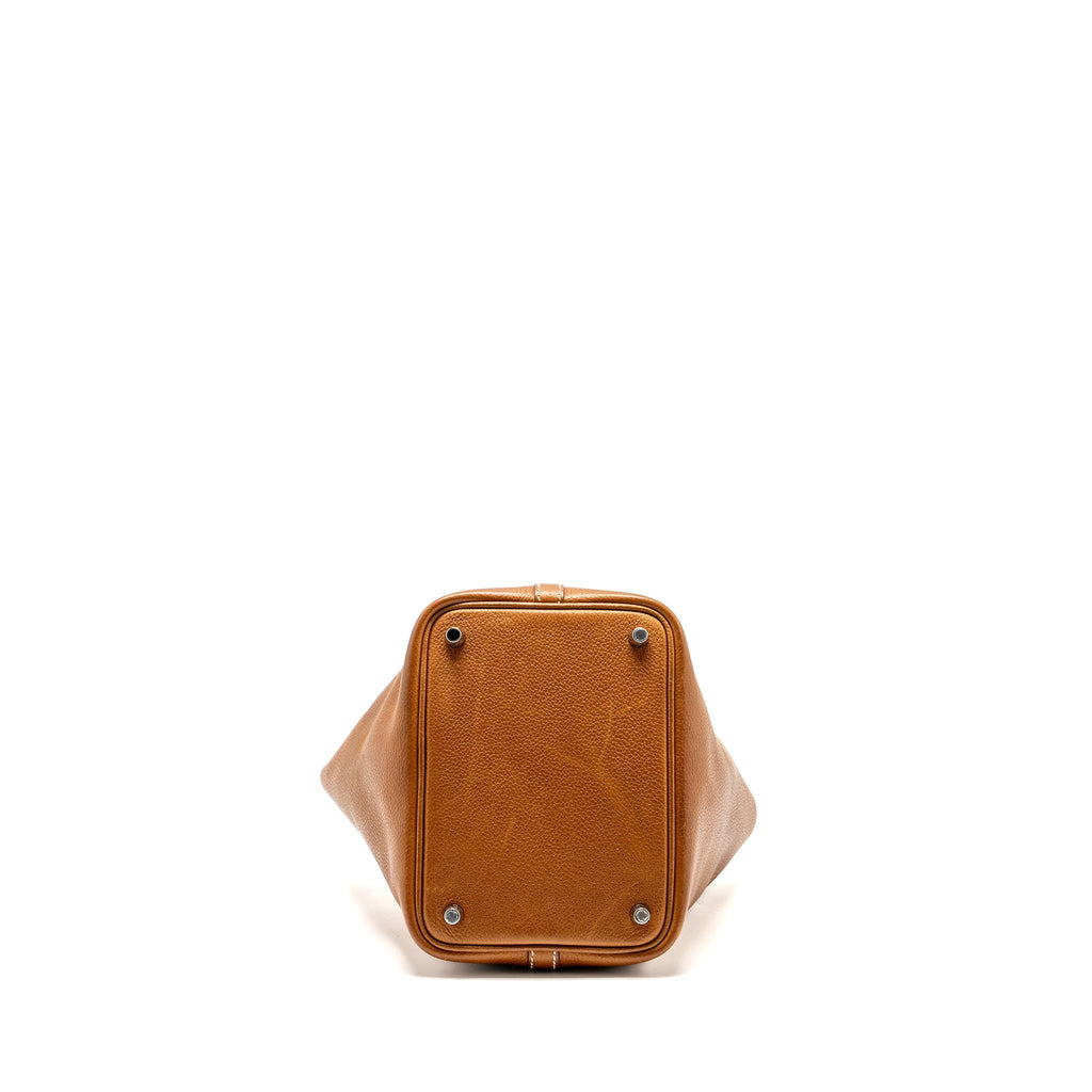 HERMES PICOTIN 18 LOCK BAG BARENIA FAUBOURG FAUVE SHW