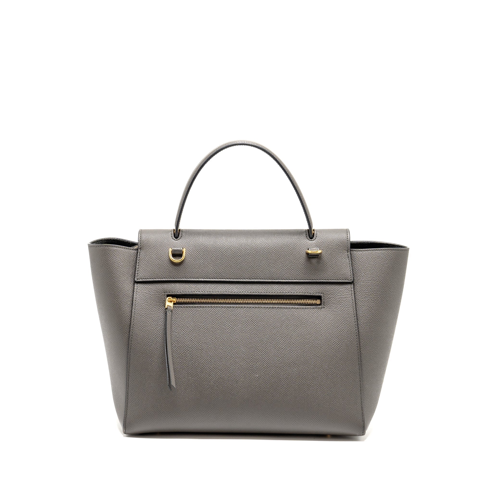 CELINE MINI BELT BAG CALFSKIN GREY GHW