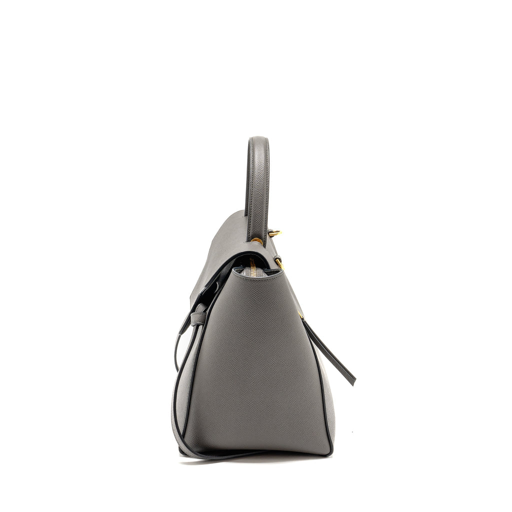 CELINE MINI BELT BAG CALFSKIN GREY GHW