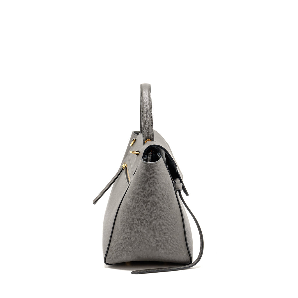 CELINE MINI BELT BAG CALFSKIN GREY GHW