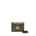 LOUIS VUITTON TWIST MM EPI OLIVE/WHITE GHW