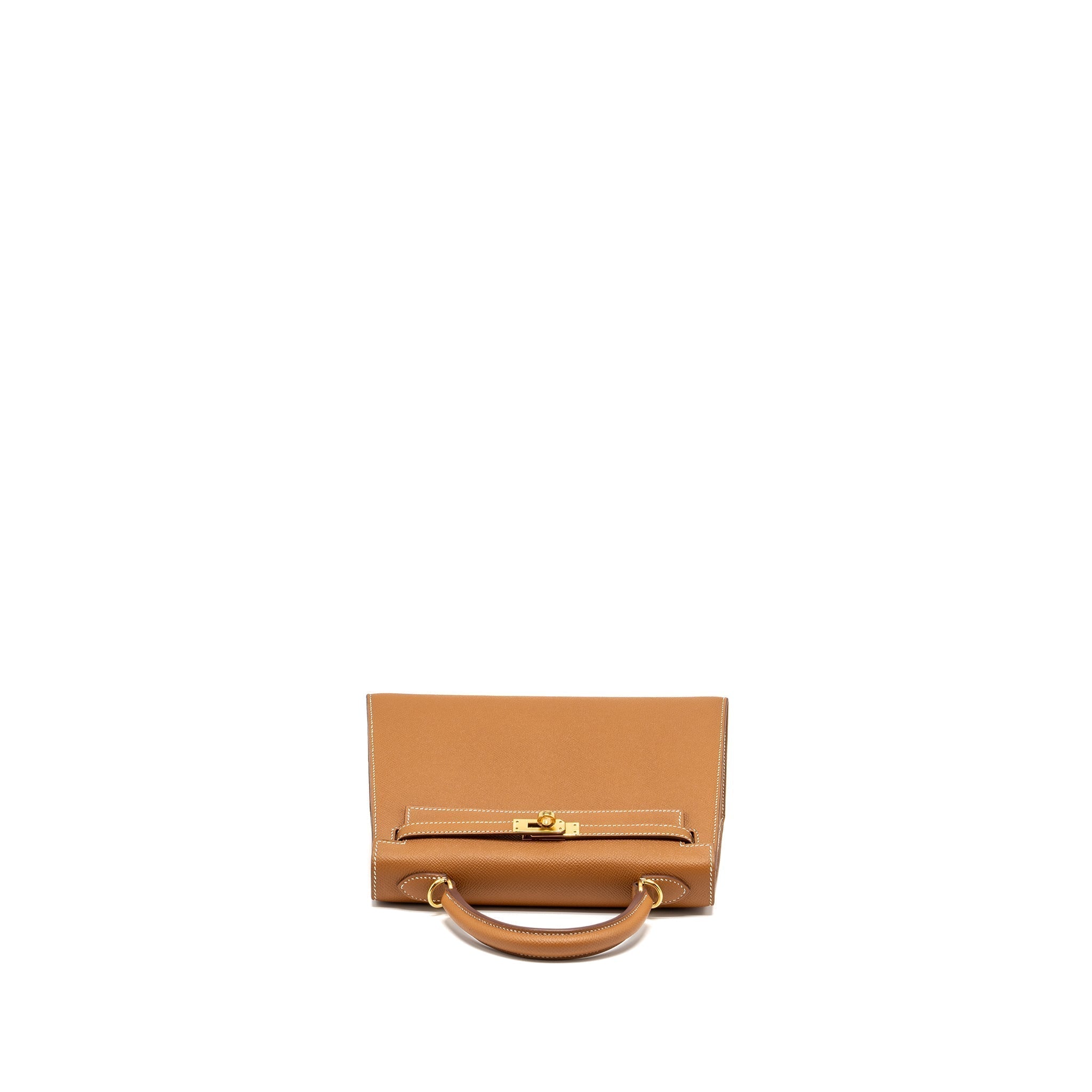 HERMES KELLY 25 SELLIER EPSOM GOLD GHW