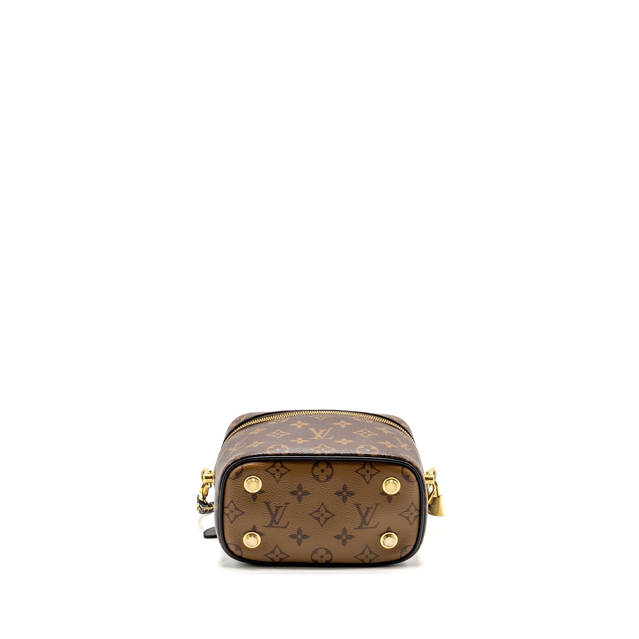 LOUIS VUITTON VANITY CASE PM MONOGRAM REVERSE CANVAS GHW