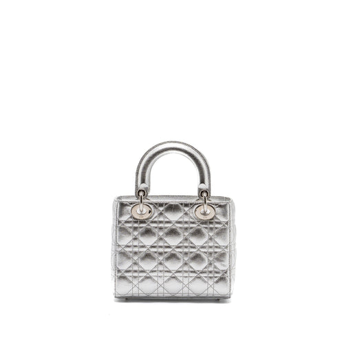 DIOR MY ABC DIOR SMALL LADY DIOR BAG CALFSKIN SILVER SHW