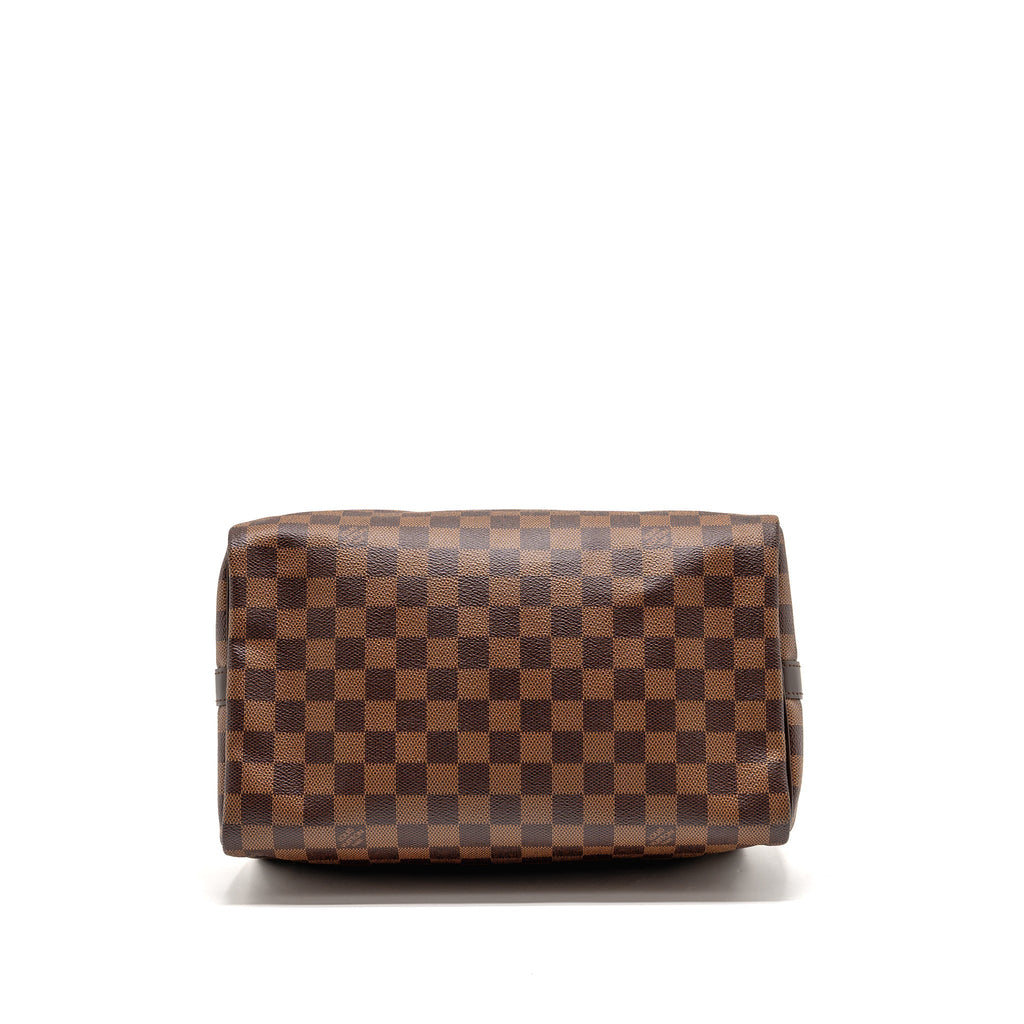 LOUIS VUITTON SPEEDY BANDOULIERE 30 DAMIER EBENE CANVAS GHW