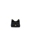 CHANEL 23C SMALL HOBO BAG SHINY CALFSKIN BLACK GHW (MICROCHIP)