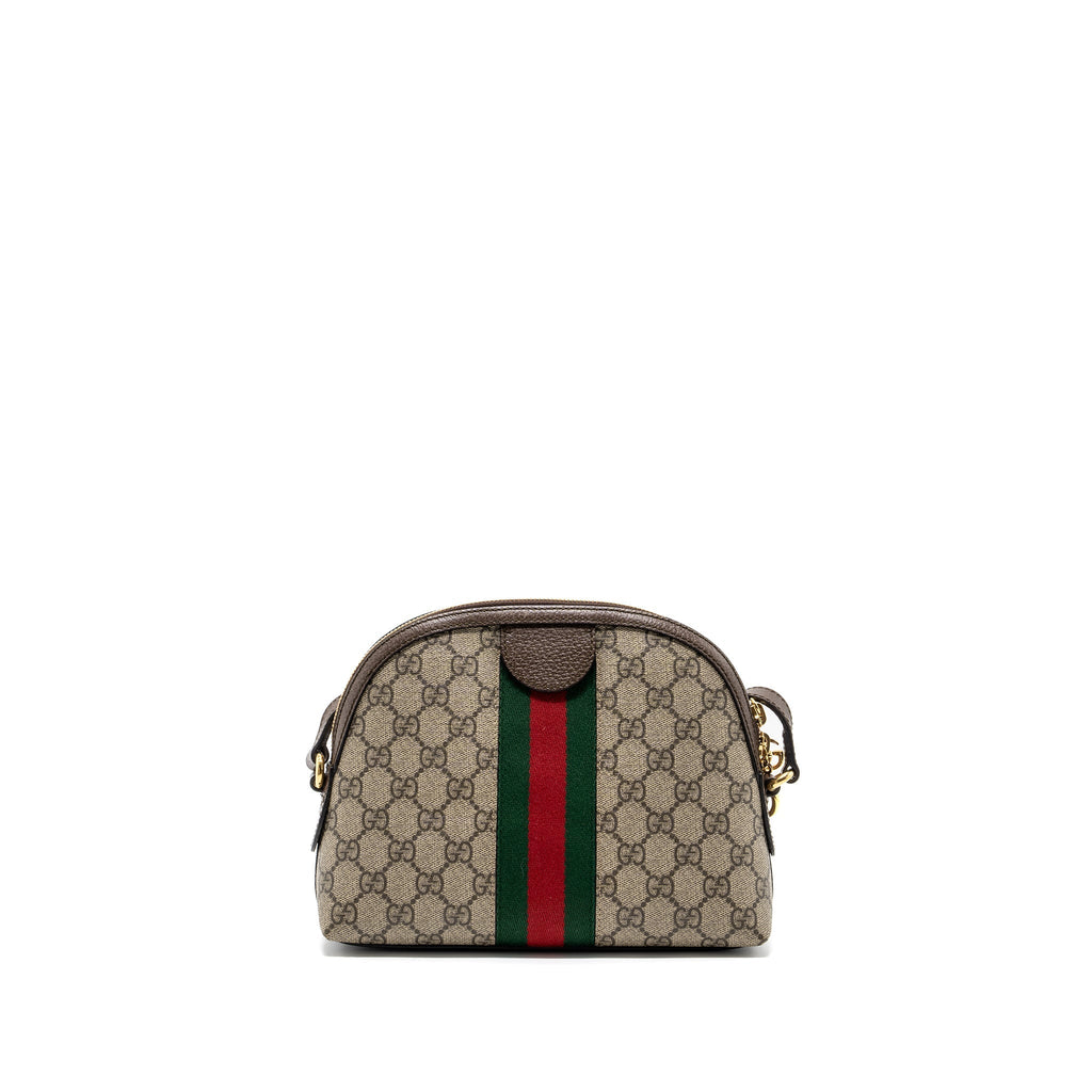 GUCCI OPHIDIA SHOULDER BAG GG SUPREME CANVAS GHW