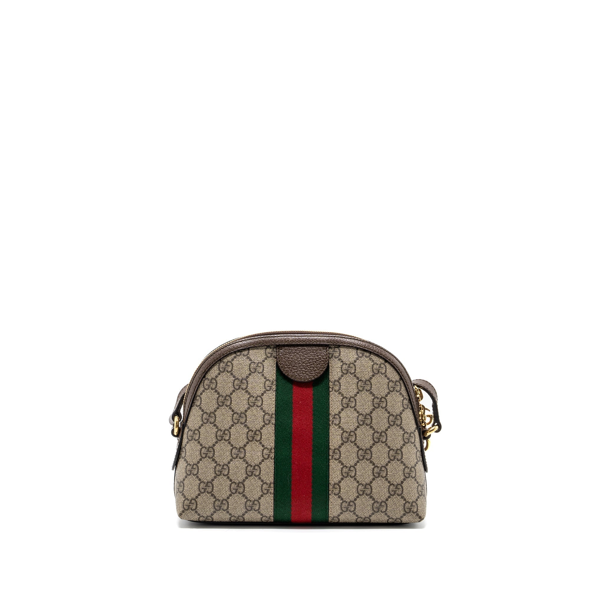 GUCCI OPHIDIA SHOULDER BAG GG SUPREME CANVAS GHW