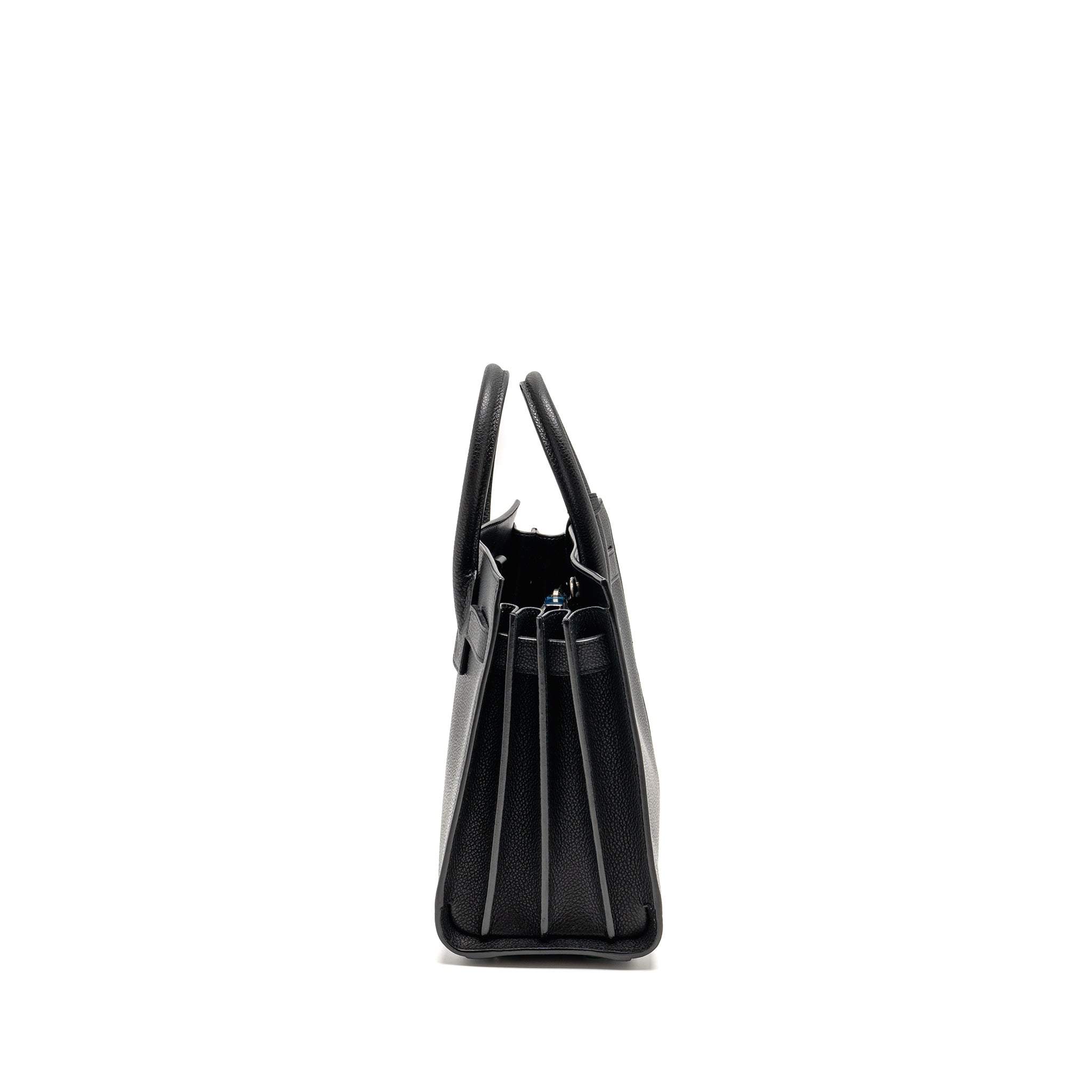 SAINT LAURENT SAC DE JOUR GRAINED CALFSKIN BLACK SHW