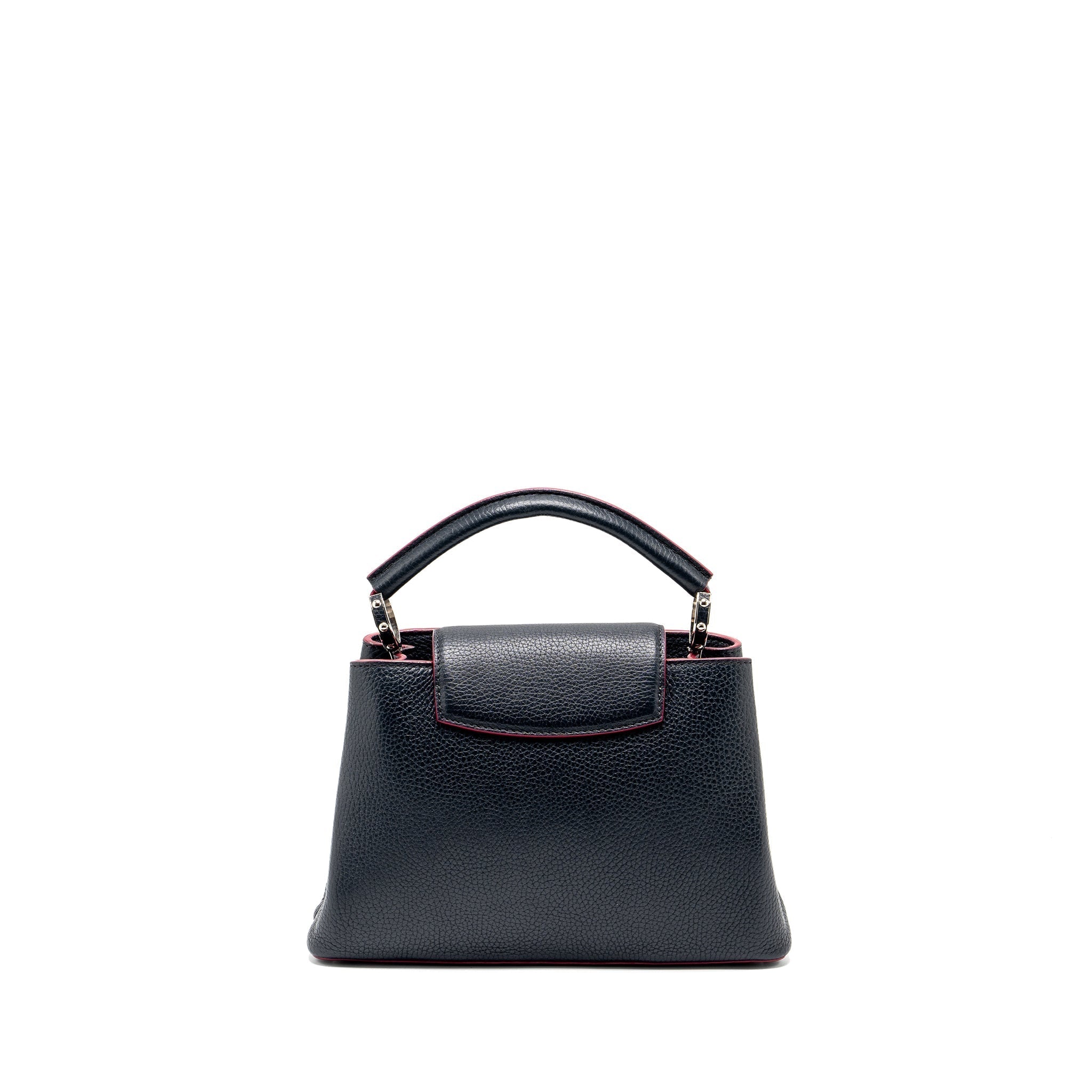 LOUIS VUITTON CAPUCINES BB TAURILLON NAVY SHW
