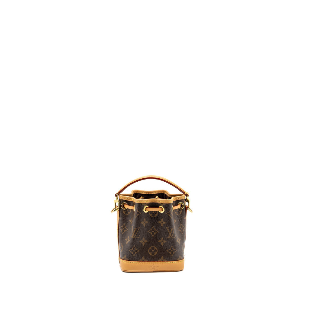 LOUIS VUITTON NANO NOE MONOGRAM CANVAS GHW