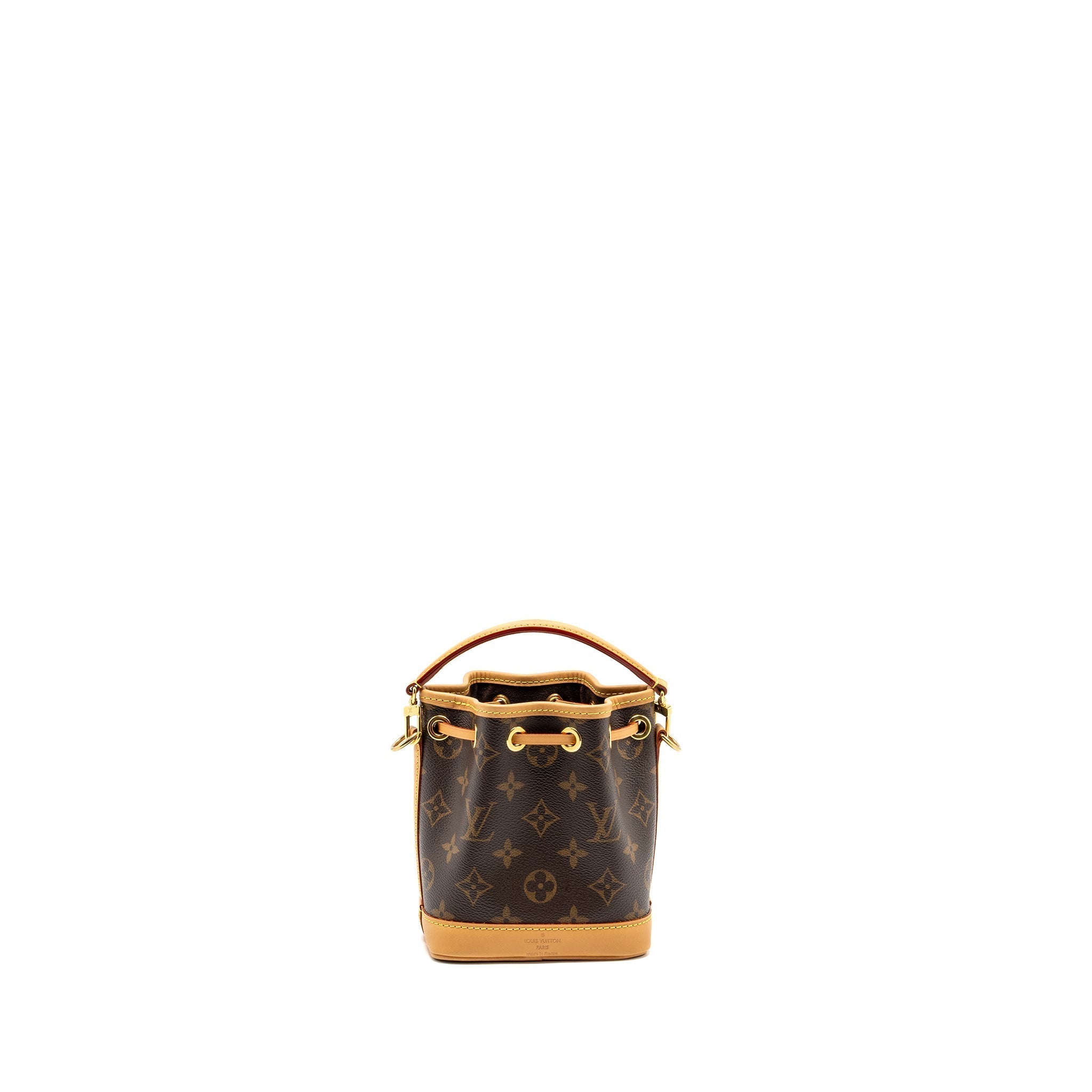LOUIS VUITTON NANO NOE MONOGRAM CANVAS GHW
