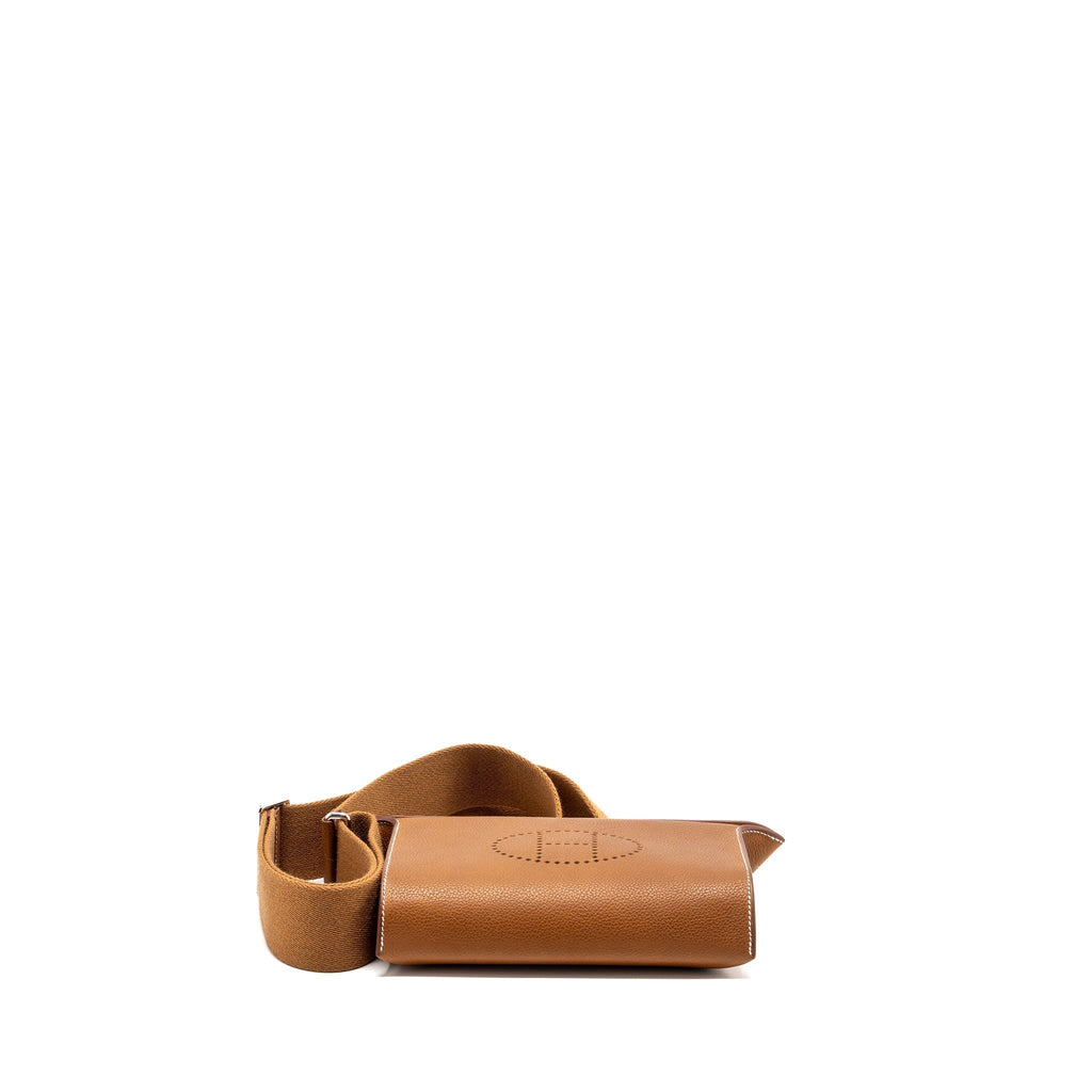 HERMES VIDEPOCHES BAG BARENIA FAUBOURG FAUVE SHW