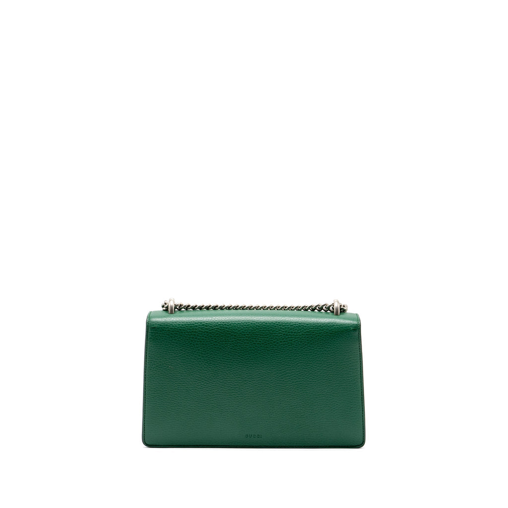 GUCCI DIONYSUS SHOULDER BAG CALFSKIN GREEN GHW