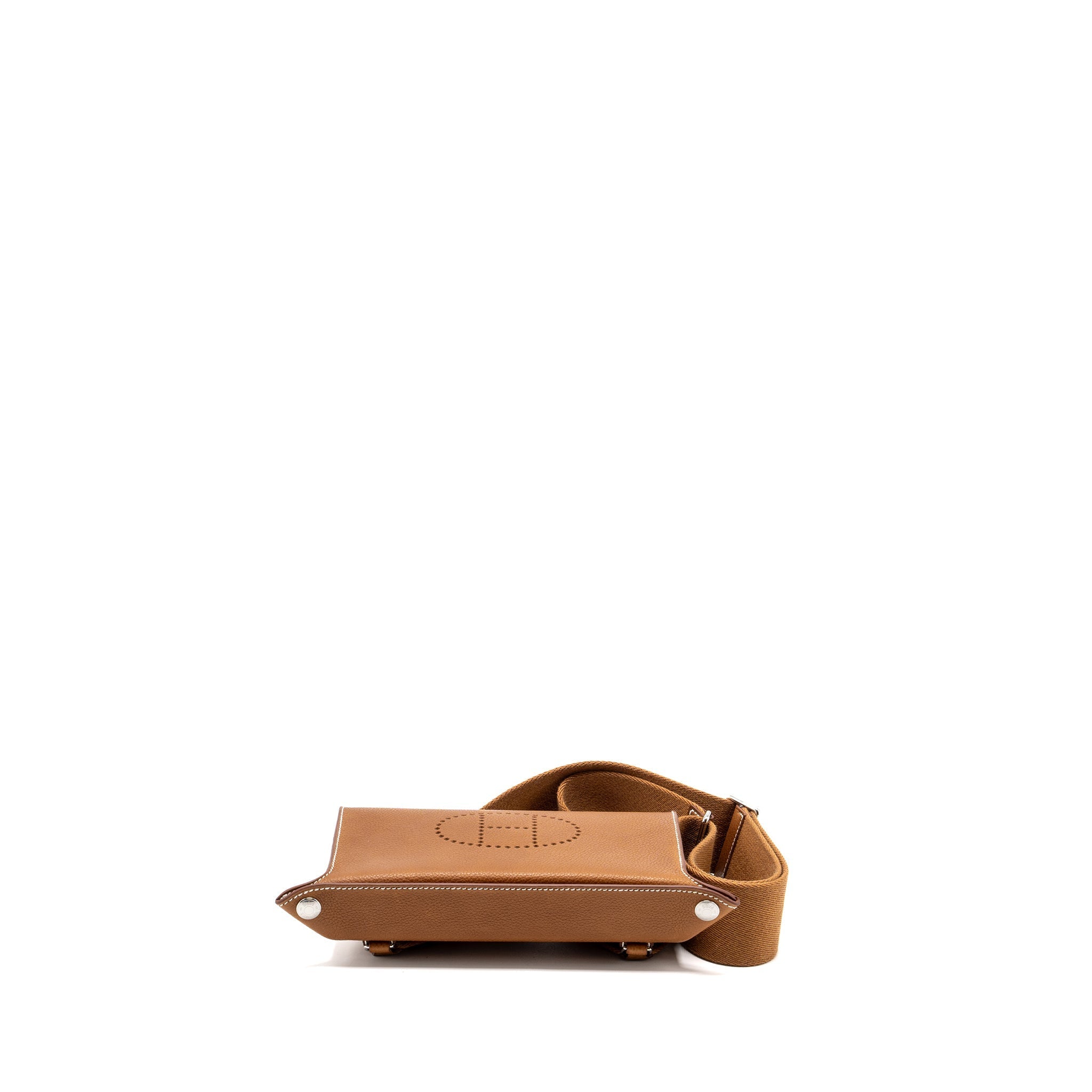 HERMES VIDEPOCHES BAG BARENIA FAUBOURG FAUVE SHW