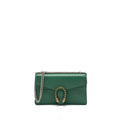 GUCCI DIONYSUS SHOULDER BAG CALFSKIN GREEN GHW