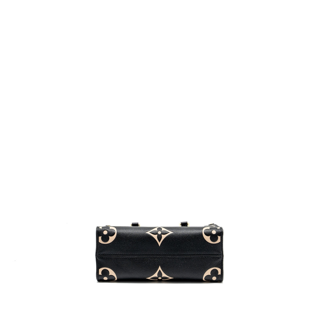 LOUIS VUITTON ONTHEGO PM BICOLOUR MONOGRAM EMPREINTE BLACK GHW