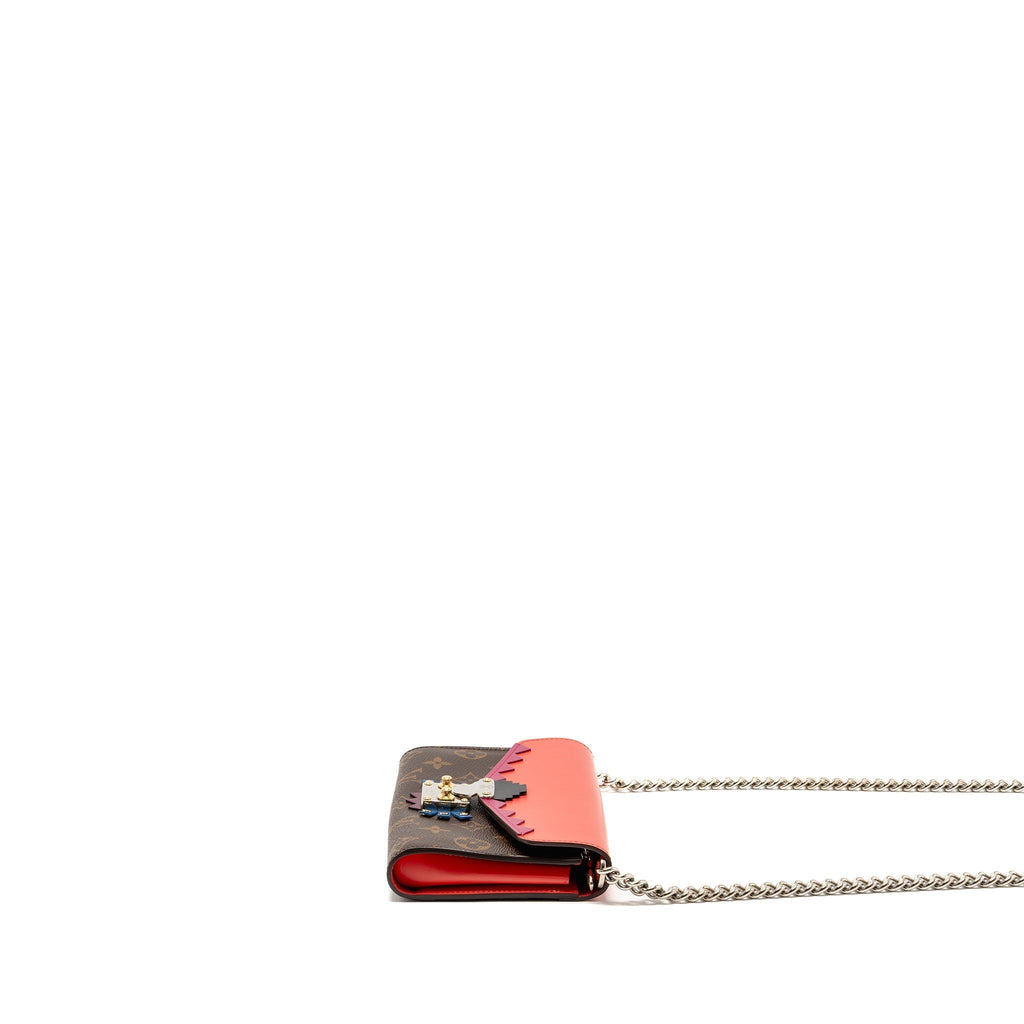LOUIS VUITTON TOTEM CHAIN WALLET MONOGRAM CAVAS/CALFSKIN MULTICOLOUR WITH MULTICOLOUR HARDWARE