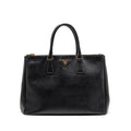 PRADA SAFFIANO TOTE BAG CALFSKIN BLACK GHW