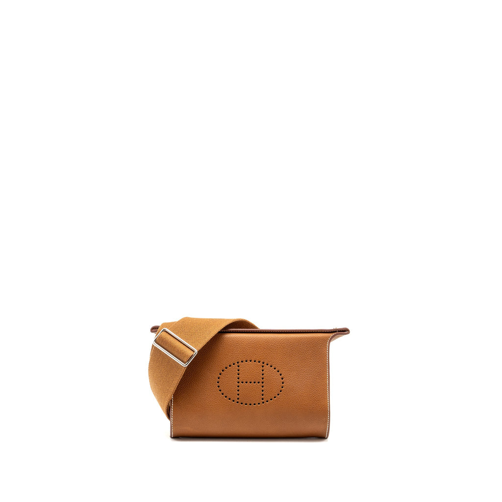 HERMES VIDEPOCHES BAG BARENIA FAUBOURG FAUVE SHW