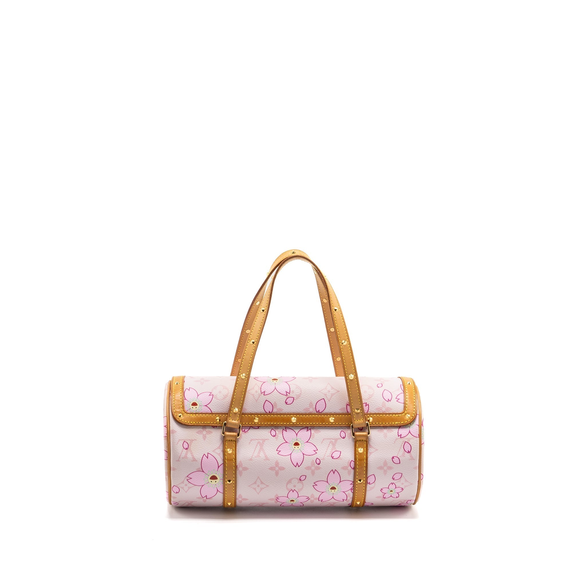 LOUIS VUITTON LIMITED EDITION CHERRY BLOSSOM PAPILLON BAG MONOGRAM CANVAS PINK GHW