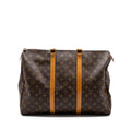 LOUIS VUITTON VINTAGE ZIPPER TRAVEL BAG MONOGRAM CANVAS GHW