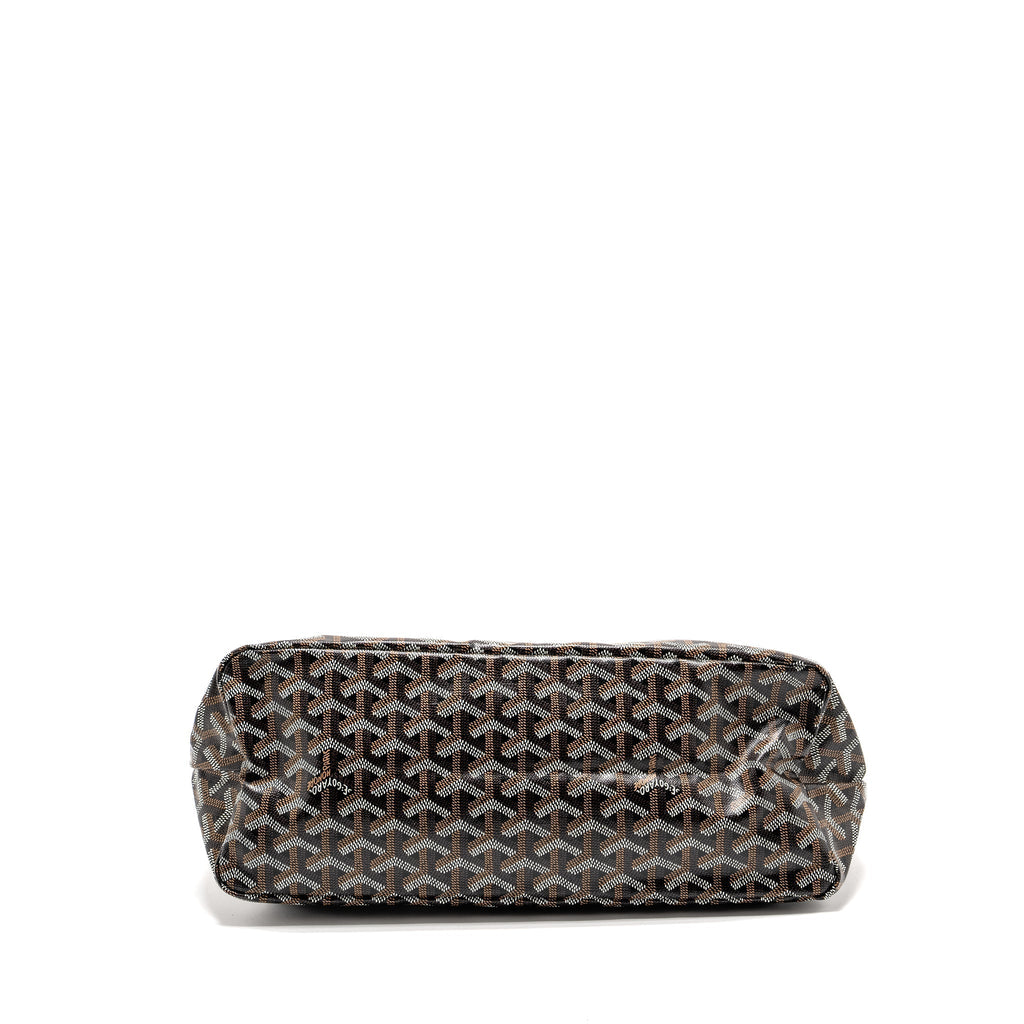 GOYARD BOHEME HOBO BAG GOYARDINE CANVAS/CALFSKIN BROWN SHW