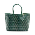 GOYARD SAINT LOUIS PM TOTE BAG CANVAS GREEN SHW