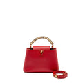 LOUIS VUITTON CAPUCINE BB WITH PYTHON HANDLE TAURILLON RED GHW
