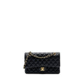 CHANEL MEDIUM CLASSIC DOUBLE FLAP BAG CAVIAR BLACK GHW