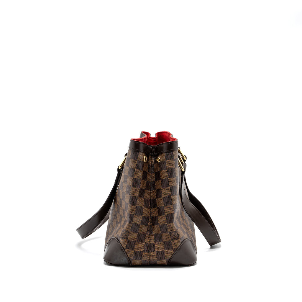 LOUIS VUITTON HAMPSTEAD TOTE BAG DAMIER EBENE GHW