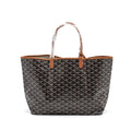 GOYARD SAINT LOUIS PM TOTE BAG GOYARDINE CANVAS BROWN/ MULTICOLOUR
