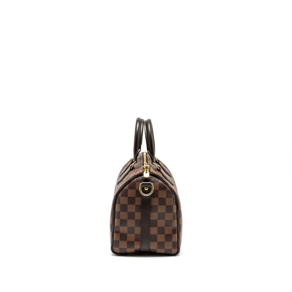 LOUIS VUITTON SPEEDY BANDOULIERE 25 DAMIER EBENE GHW