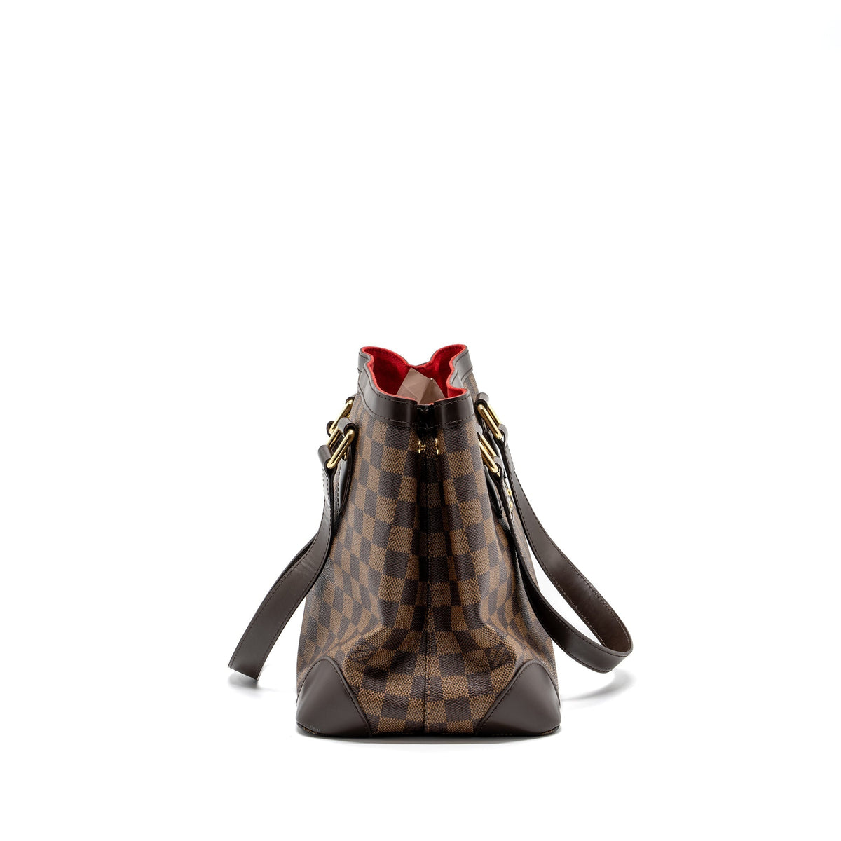 LOUIS VUITTON HAMPSTEAD TOTE BAG DAMIER EBENE GHW