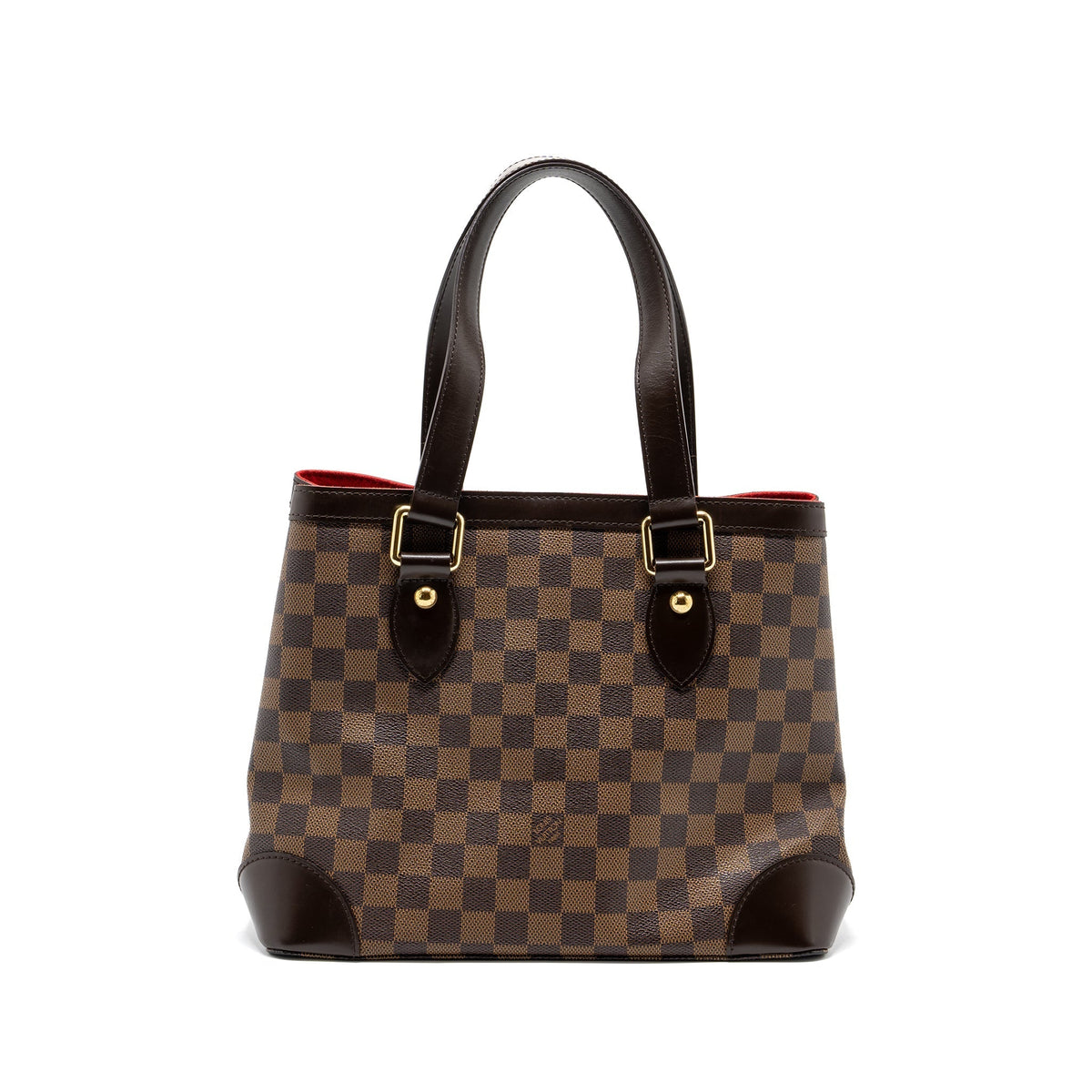 LOUIS VUITTON HAMPSTEAD TOTE BAG DAMIER EBENE GHW