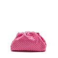 BOTTEGA VENETA MEDIUM POUCH CLUTCH INTERCCATO PINK