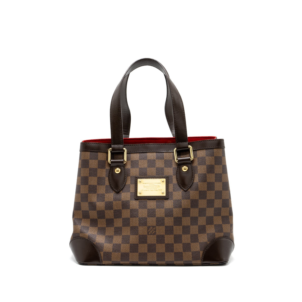 LOUIS VUITTON HAMPSTEAD TOTE BAG DAMIER EBENE GHW