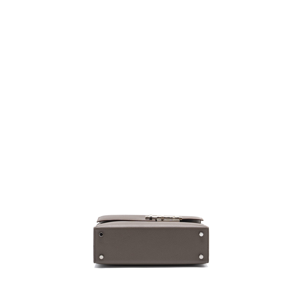 Hermes verrou 21 epsom gris etain SHW