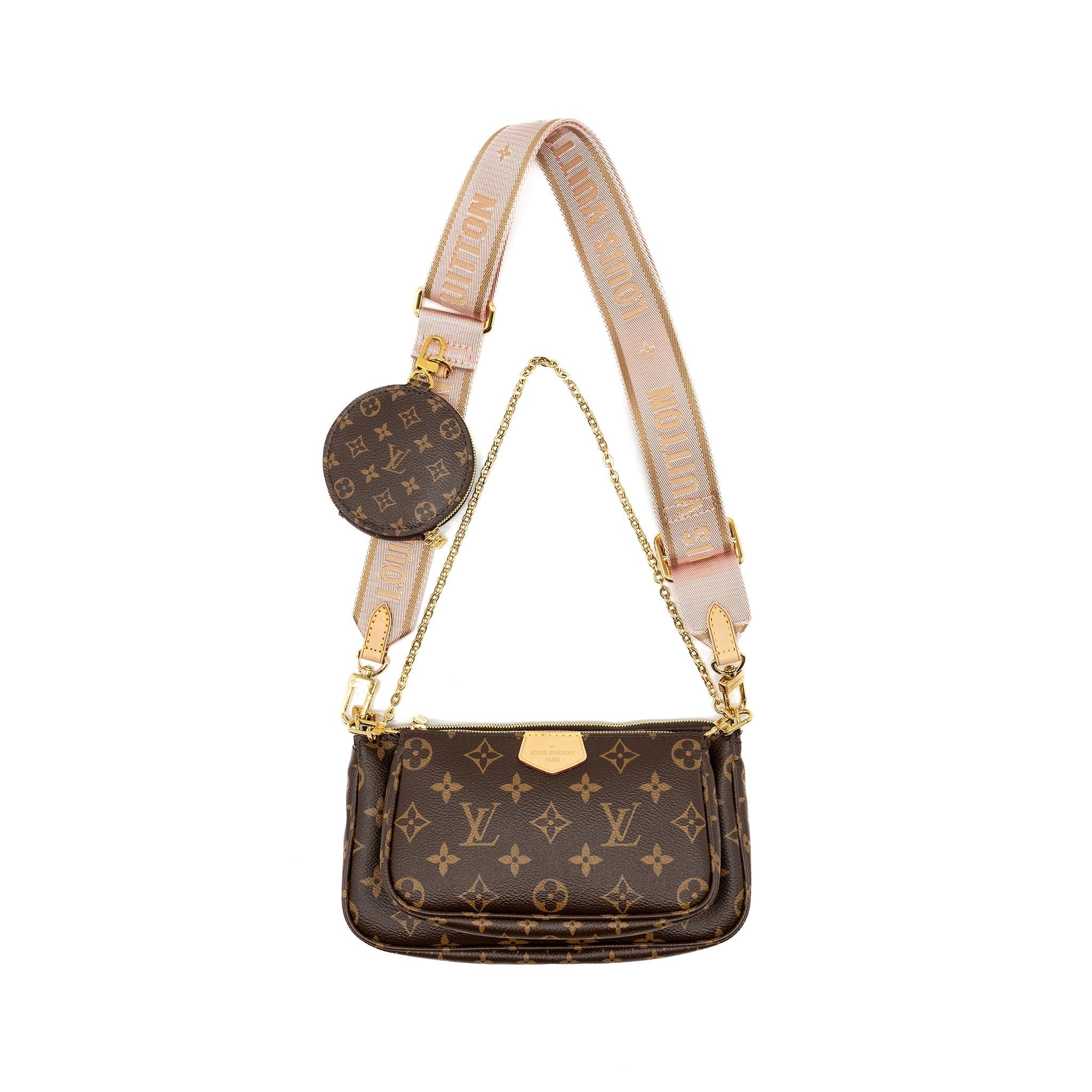 LOUIS VUITTON MULTI POCHETTE ACCESSOIRES MONOGRAM CANVAS GHW